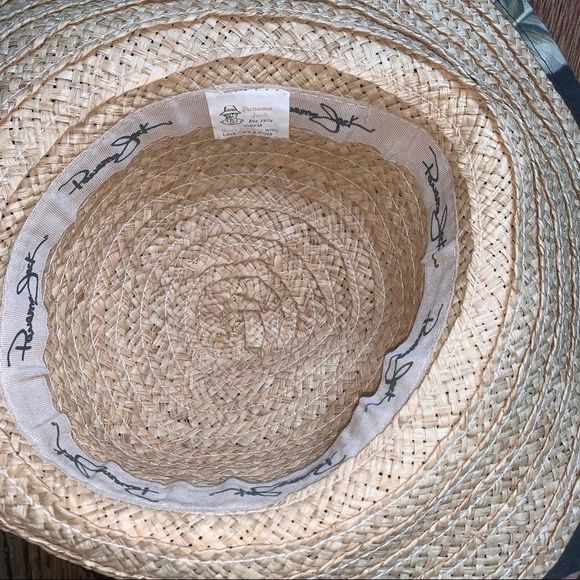 🌸 Original Panama Jack Tropical Band Straw Hat 🌸 - Picture 5 of 5